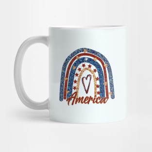 Rainbow America Mug